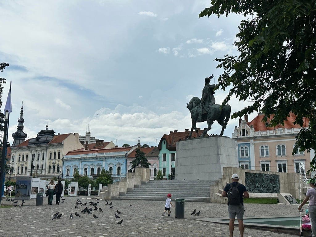 Photo of statue: man on a horse
