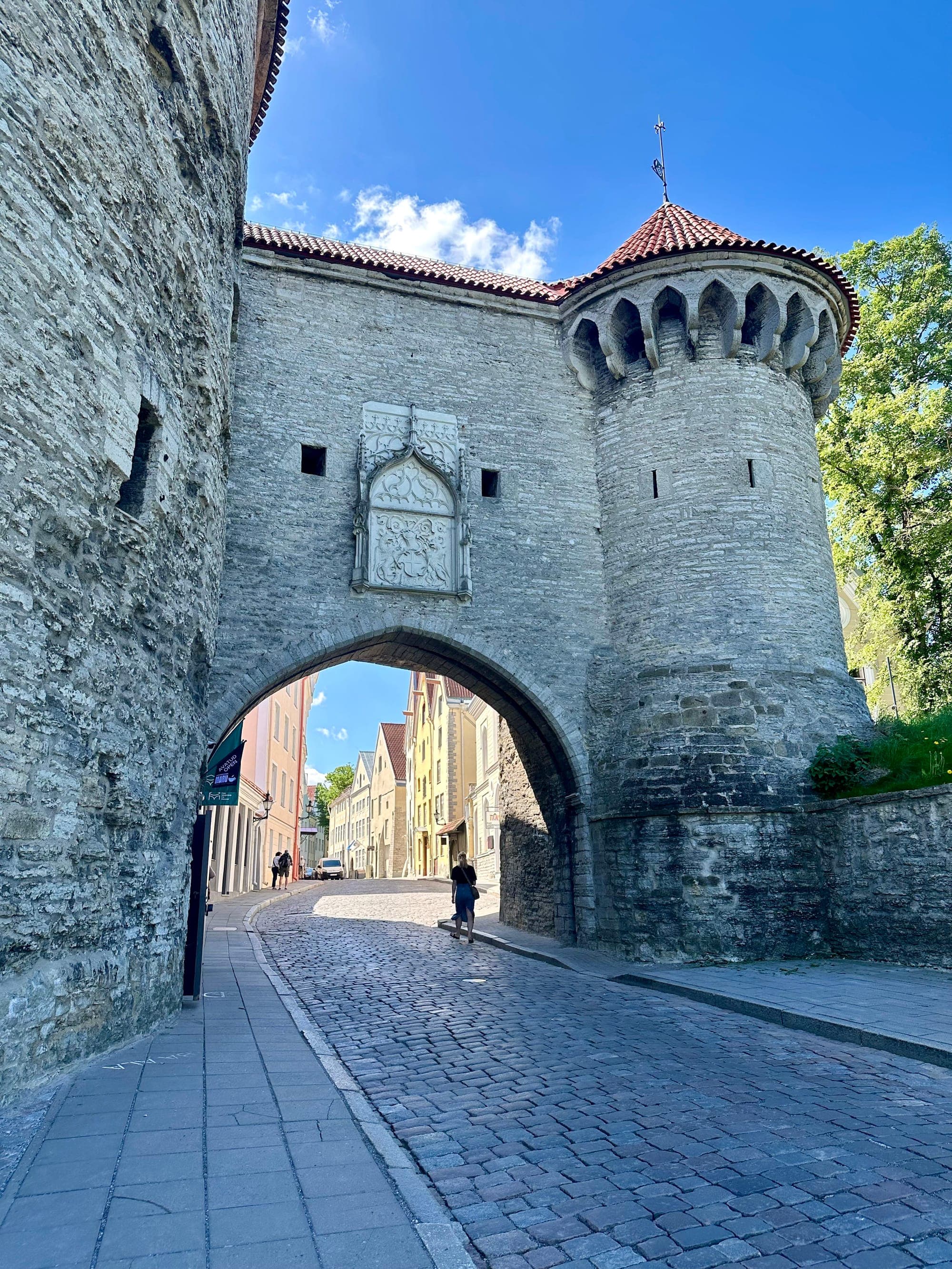 View of "Fat Margaret" gate in Tallinn, Estonia