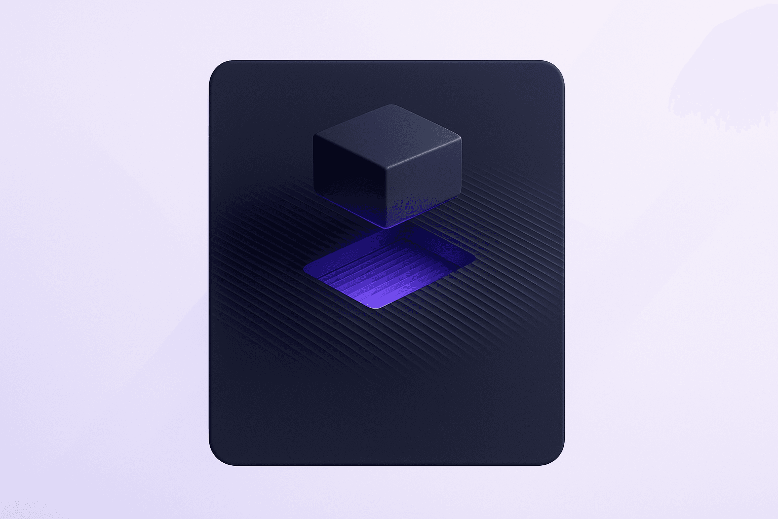 A solid block suspended above the recess it exactly fits, representing a ready-made fix shaped to a broken test