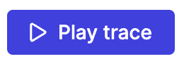 The Play Trace button in Qase