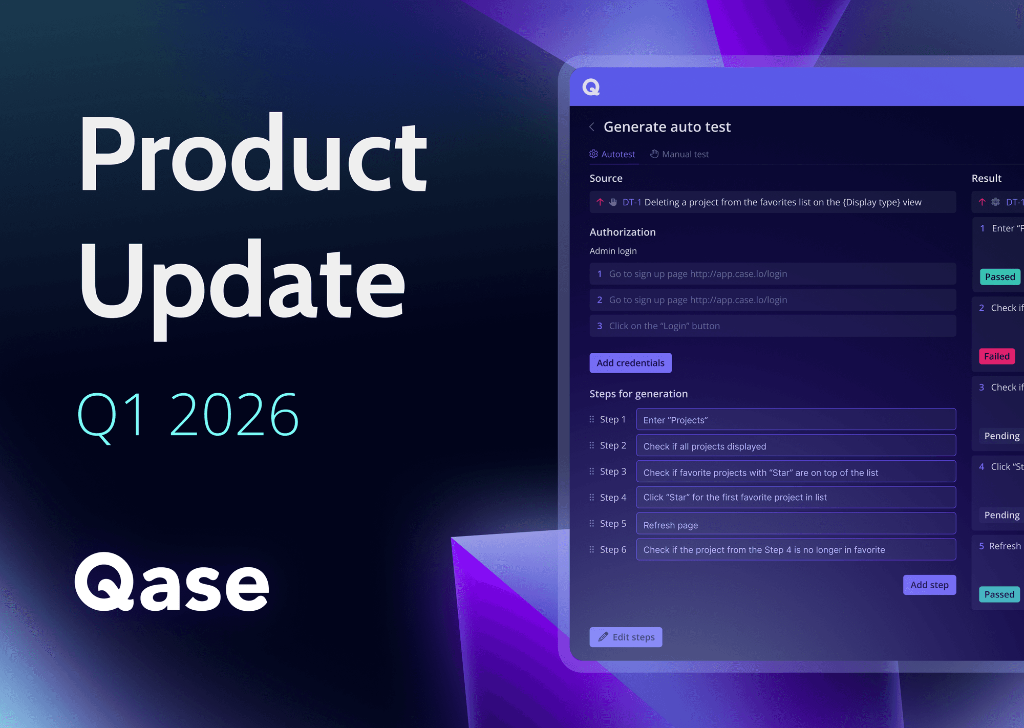 Q1 2026: Qase Product Updates