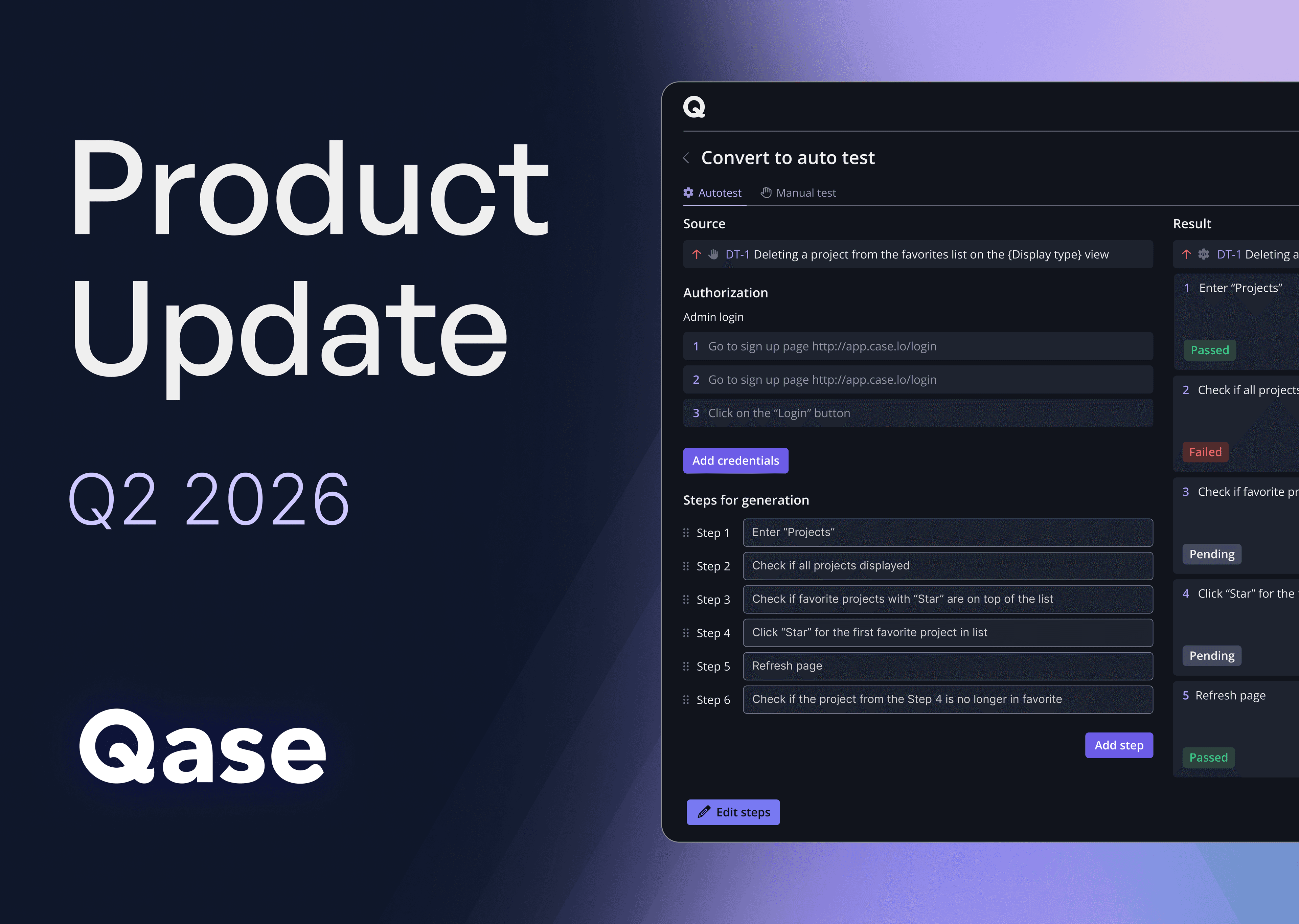 Q2 2026: Qase Product Updates