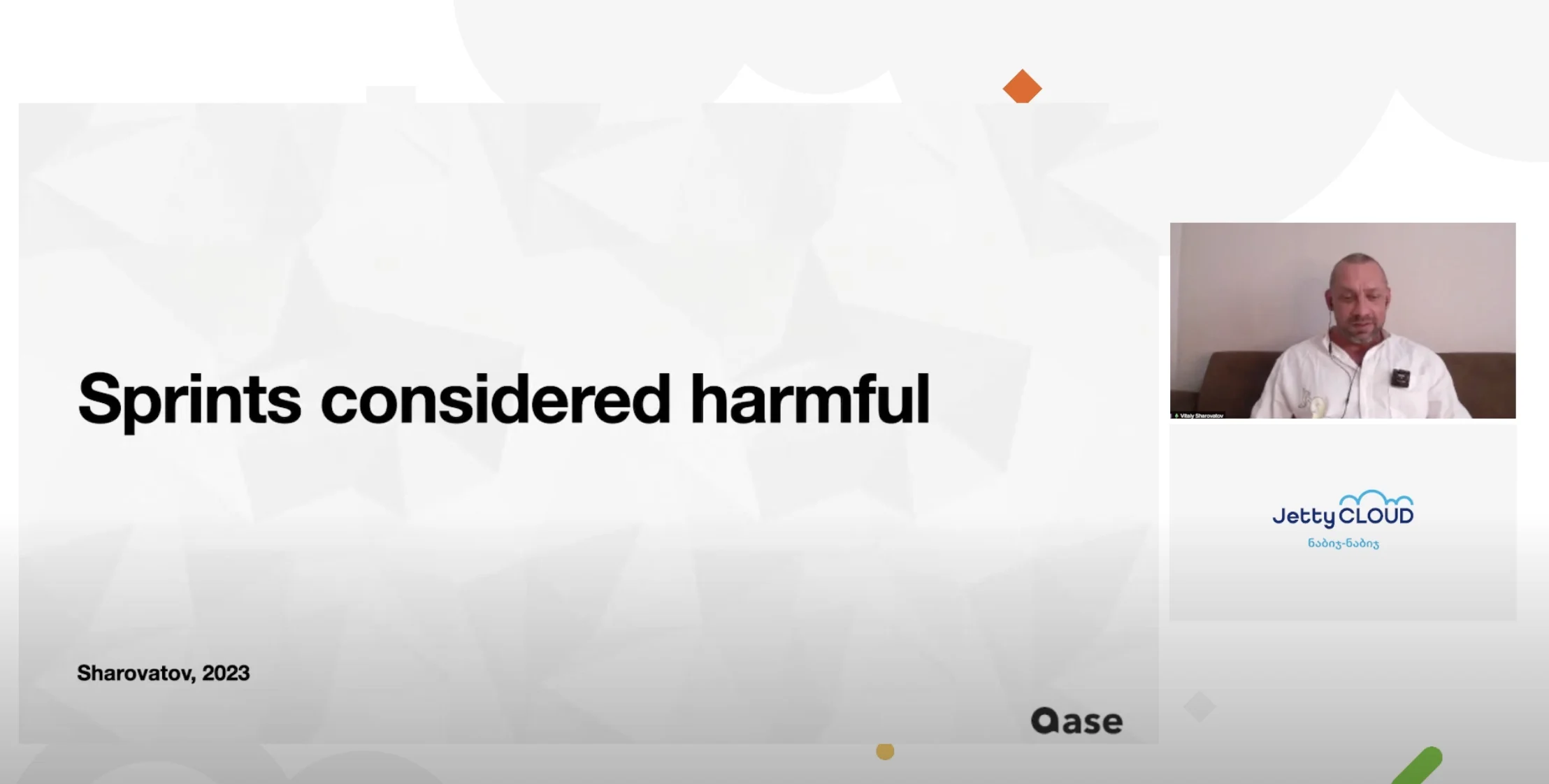 Sprints considered harmful (talk at Jettycloud meetup)