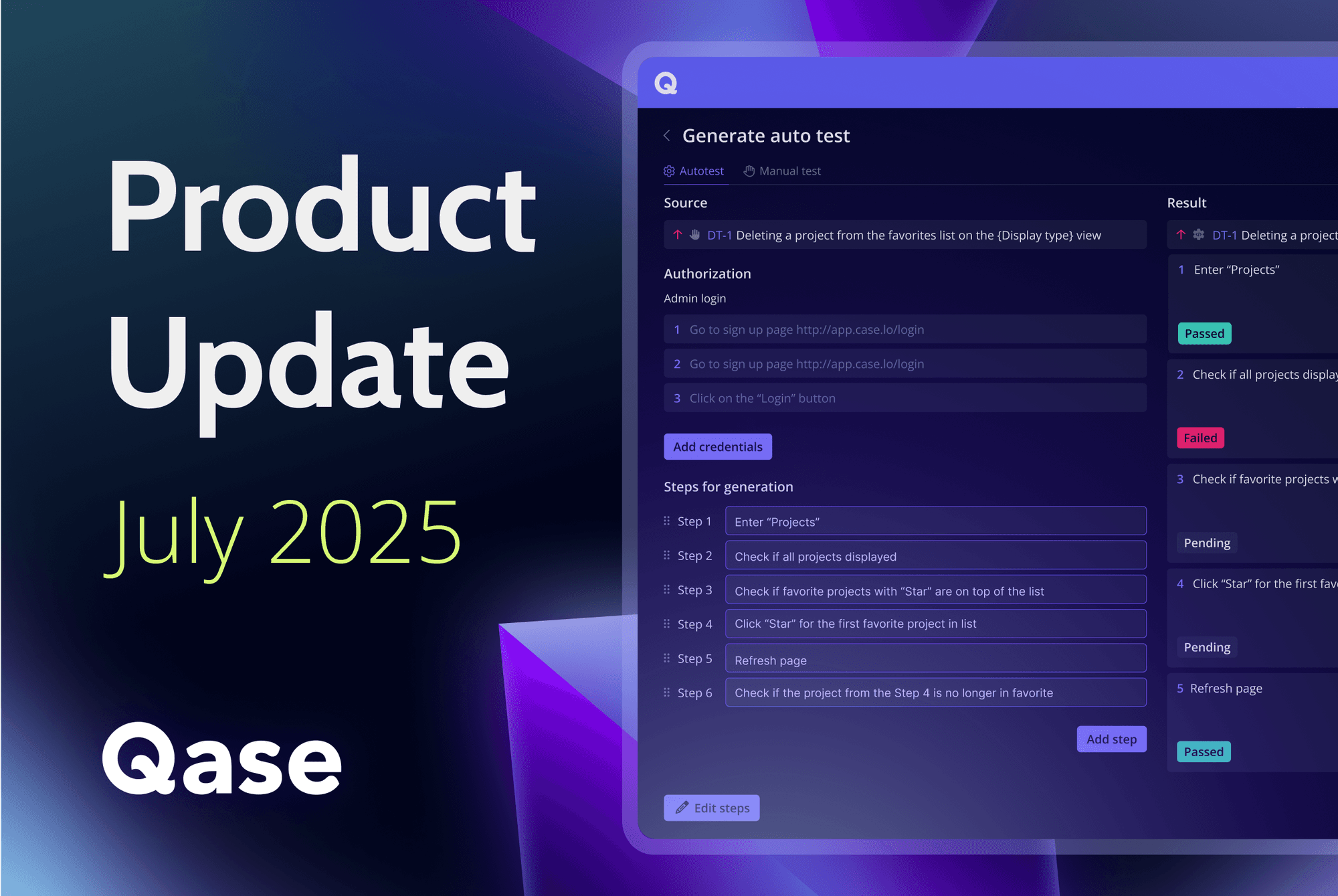 What's New in Qase: July 2025